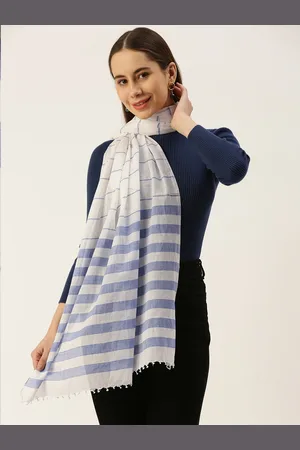 ASVA Horizontally Striped Scarf