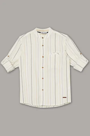 Lifestyle Boys Opaque Striped Casual Shirt