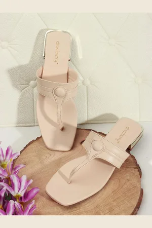 DressBerry Women T-Strap Flats