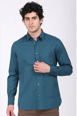 Indian Terrain Men Classic Slim Fit Opaque Casual Shirt