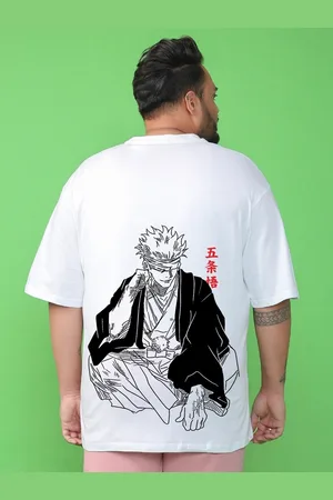 Bewakoof Oversized Graphic Printed Pure Cotton T-shirt