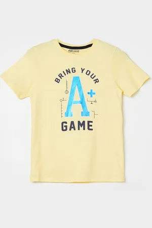 Lifestyle Boys Printed Applique T-shirt