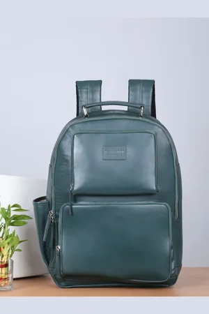 Teakwood Leathers Teakwood Men Upto 15 Inch Solid Leather Backpack
