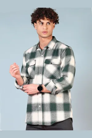 V-Mart Men Opaque Checked Casual Shirt