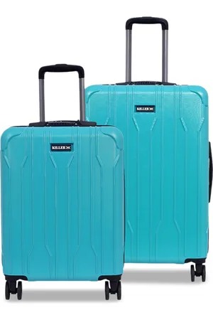 Killer Set Of 2 Hard-Sided Large & Cabin Trolley Suitcase