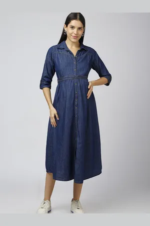 MeeMee Women Formal Fit & Flare Midi Dress