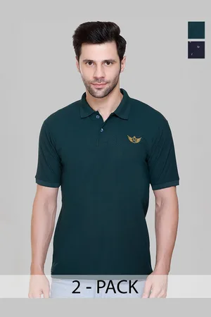 Flossberry Men 2 Printed Polo Collar T-shirt