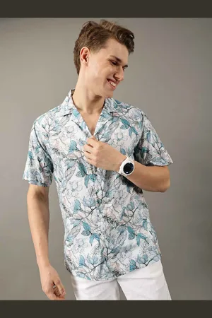 Jilmil Men Classic Floral Opaque Printed Casual Shirt