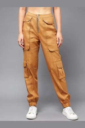Miss Chase Women Relaxed Pure Cotton Joggers