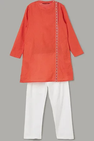Lifestyle Boys Regular Pure Cotton Kurta with Pyjamas