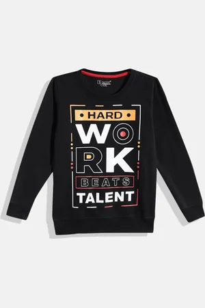 Eteenz Boys Printed Premium Cotton Sweatshirt