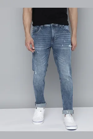 Mast & Harbour Men Skinny Fit Low Distress Stretchable Jeans