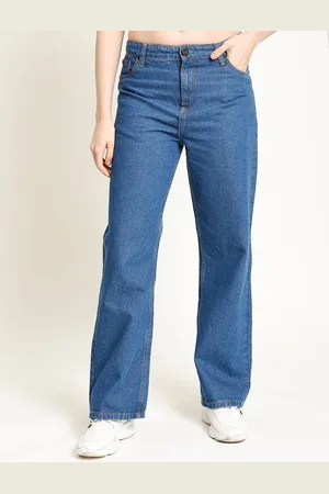 Bene Kleed Women Classic Straight Fit Pure Cotton Jeans