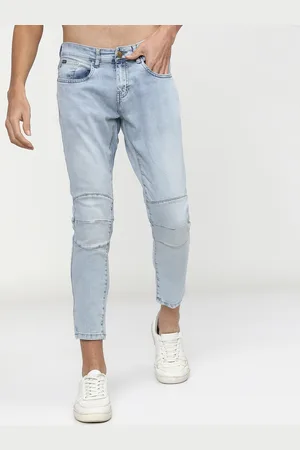 Ketch Men Blue Slim Fit Heavy Fade Stretchable Jeans