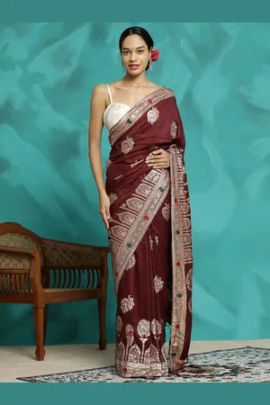 Jaipur Festive Zari Woven Heavy Banarasi Saree