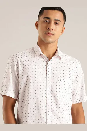 Indian Terrain Men Slim Fit Opaque Printed Casual Shirt
