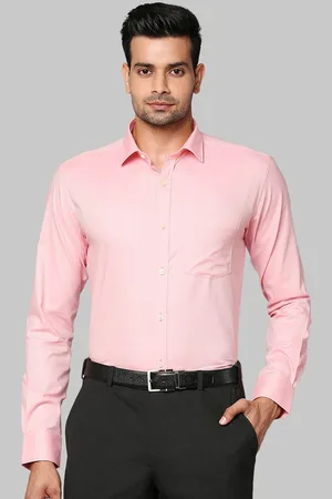Park Avenue Men Orange Slim Fit Formal Shirt