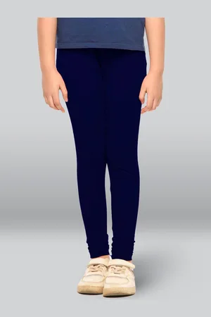 Lyra Girls Mid-Rise Cotton Churidar-Length Leggings