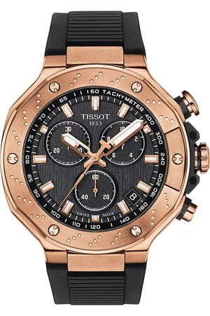 Tissot Men Rubber T-Sport Reset Time Quartz Watch T1414173705100