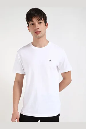 Calvin Klein Men Solid Round Neck Cotton T-shirt