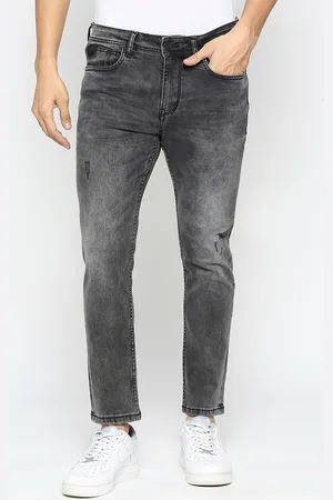 Being Human Men Heavy Fade Mid-Rise Comfort Skinny Fit Cropped Jeans