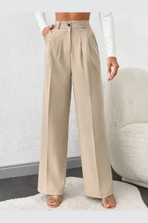 Broadstar Women Pleated Korean Pants