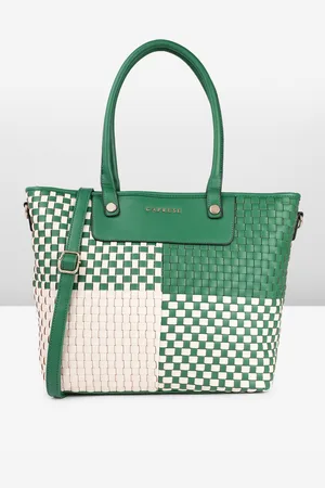 Caprese Textured Structured Shoulder Bag