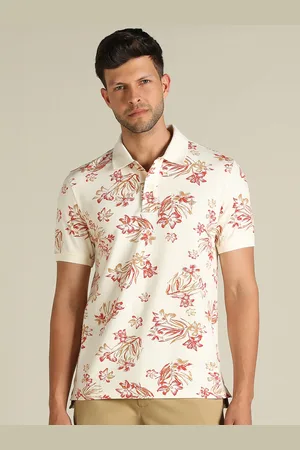 Dockers Men Printed Polo Collar Classic Fit T-Shirt