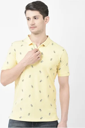 Crimsoune Club Conversational Printed Polo Collar T-shirt