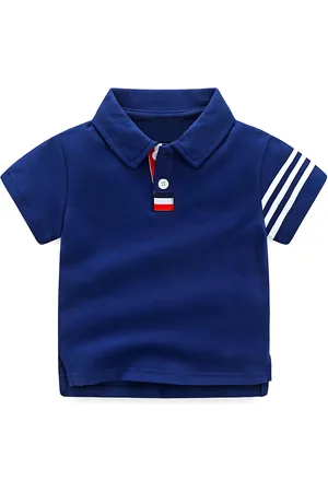 BAESD Kids Polo Collar Cotton T-shirt