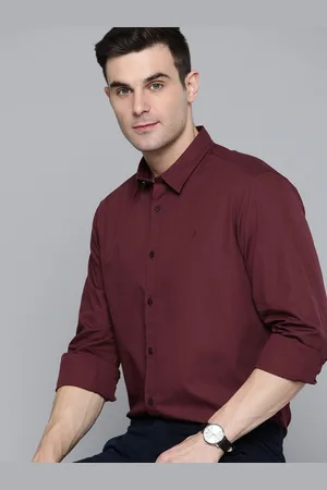 Indian Terrain Slim Fit Pure Cotton Shirt