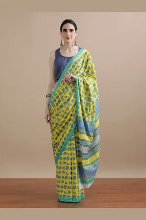 Jaipur Printed Pure Cotton Saree