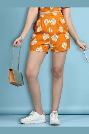 Cutiekins Girls Floral Printed Shorts