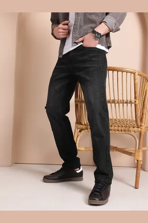Mast & Harbour Men Pure Cotton Relaxed Fit Light Fade Stretchable Jeans