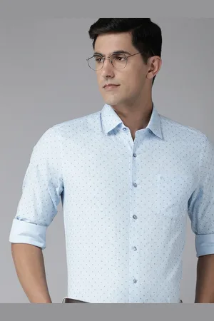 Arrow Men Pure Cotton Manhattan Slim Fit Printed Formal Shirt