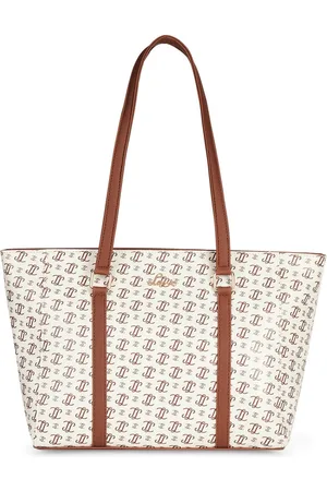 LAVIE Women Brand Logo Printed Shopper Leather Shoulder Bag