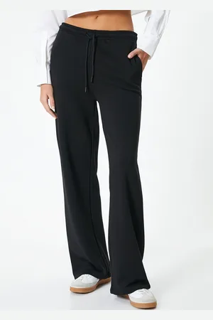 Koton Women Straight Fit Parallel Trousers