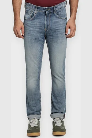 Red Tape Men Blue Skinny Fit Heavy Fade Jeans