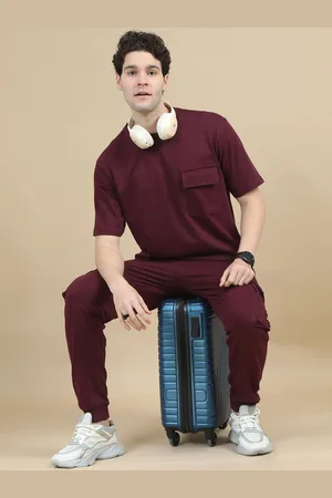 Bushirt Oversized Fit Pure Cotton T-Shirt With Joggers Co-Ords