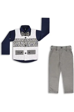 Wish Karo Boys Shirt With Trousers & Waistcoat