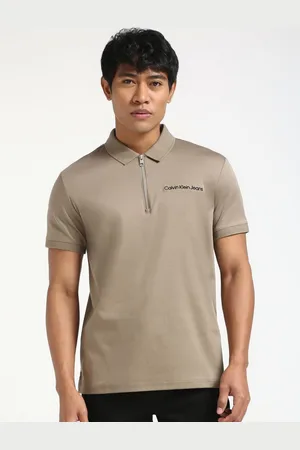 Calvin Klein Men Polo Collar T-shirt