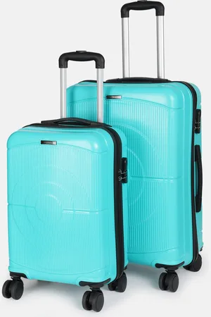 Teakwood Leathers Concentrix Set of 2 360-Degree Rotation Trolley Bag - 95L