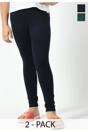KAYU Girls Pack Of 2 Ankle-Length Leggings