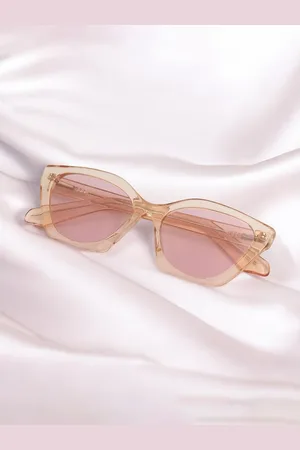 Ted Smith Unisex Cateye 100% Acetate Sunglasses with Polarised and UV Protected Lens