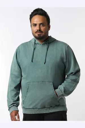 Bewakoof Green Hooded Long Sleeves Sweatshirt
