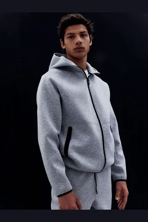 H&M Regular Fit Sports Zip-Through Hoodie In Drymove