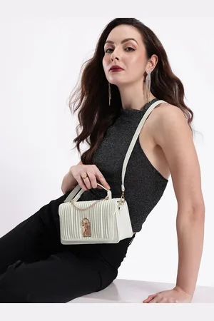 DressBerry Textured Structured Satchel
