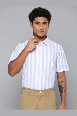 Indian Terrain Classic Slim Fit Striped Shirt