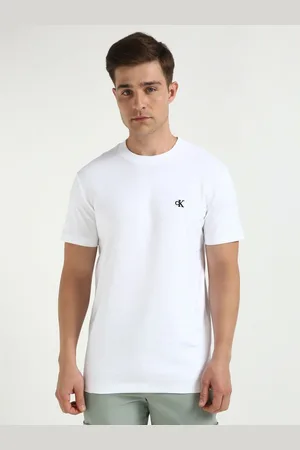 Calvin Klein Men Solid Round Neck Cotton T-shirt