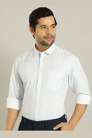 Indian Terrain Men Slim Fit Opaque Printed Casual Shirt